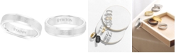 Triton Men's White Tungsten Carbide Ring, Wedding Band (5mm)